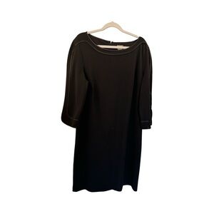 Chicos Black sheath dress. Size 2 (12). Basic staple minamalist